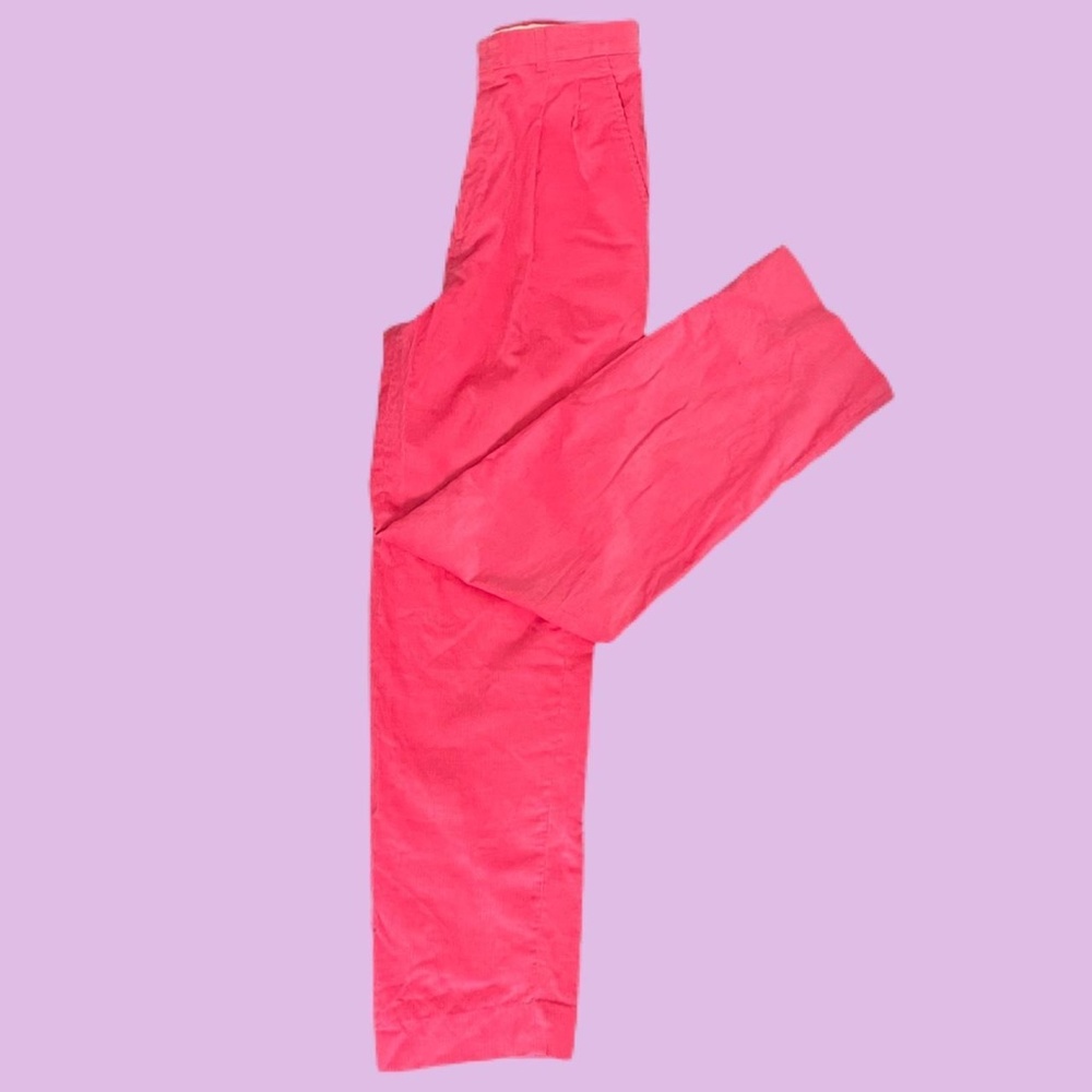 Hot Pink Corduroy Boyfriend Jeans